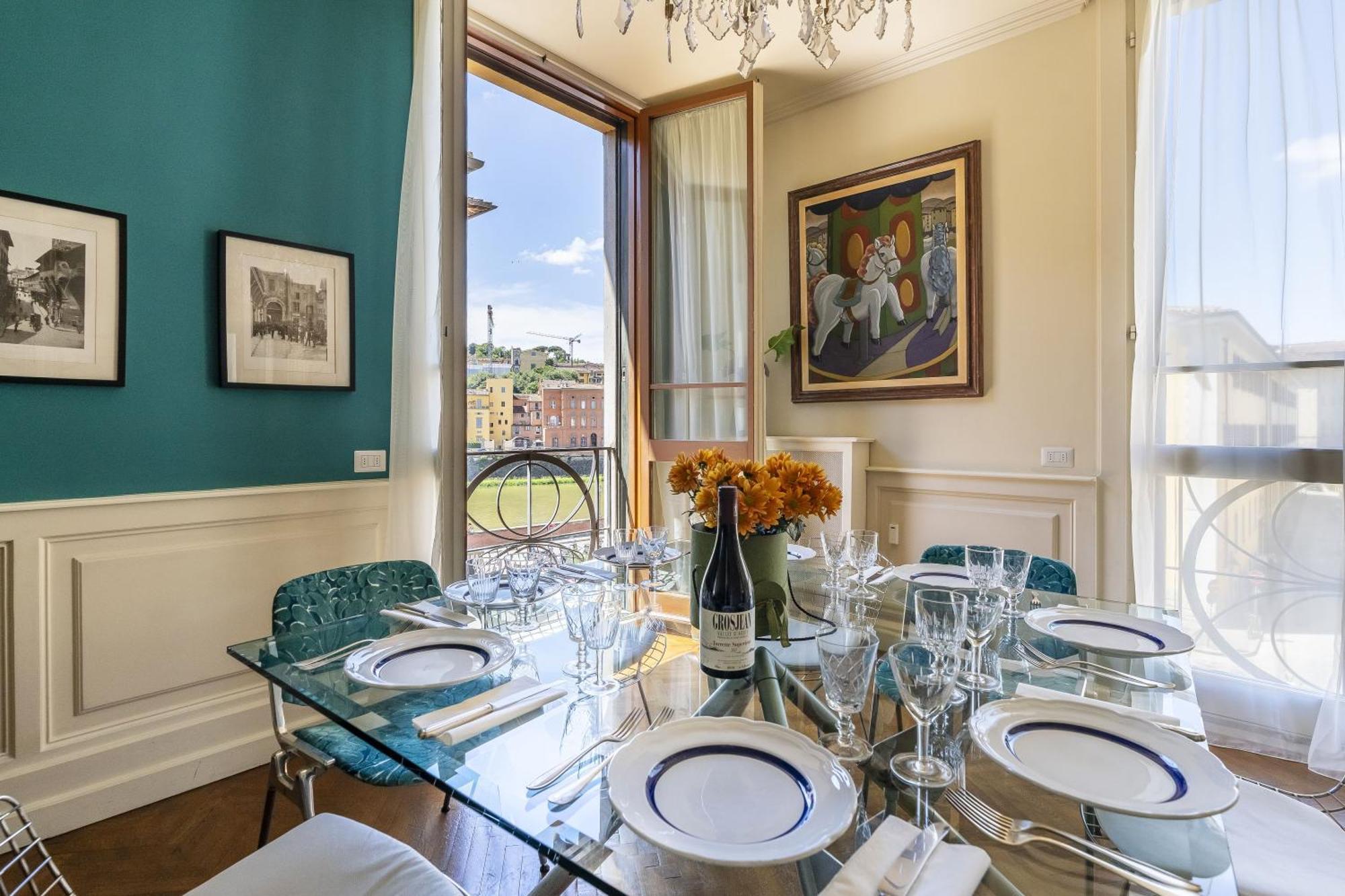 Old Bridge Apartment Firenze Bagian luar foto